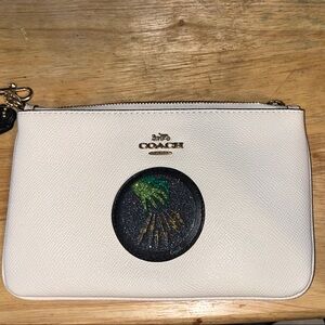 Coach x Wizard of Oz Cream Clutch Wristlet